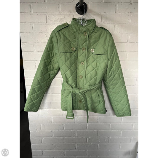 Jacket Puffer & Quilted By Jones New York In Green, Size: S