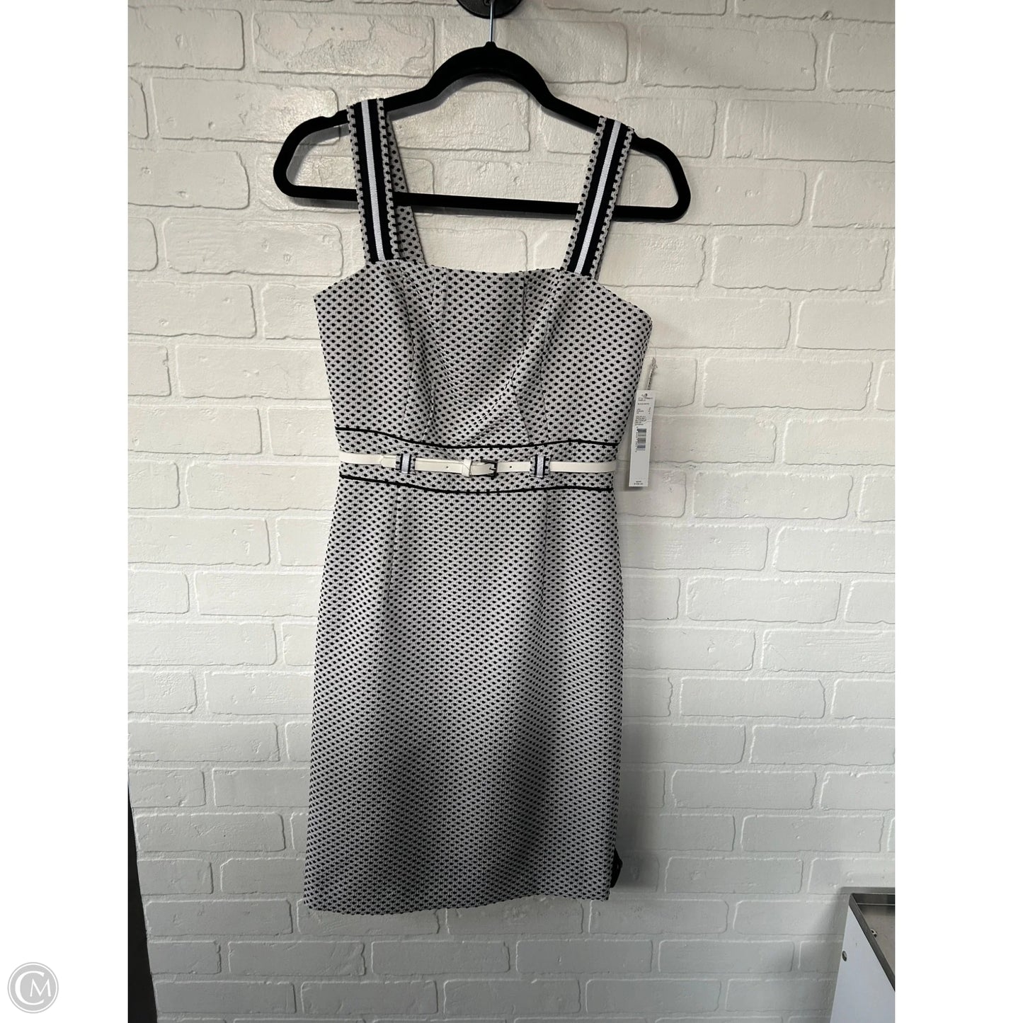 Dress Work By Antonio Melani In Black & White, Size: Xs