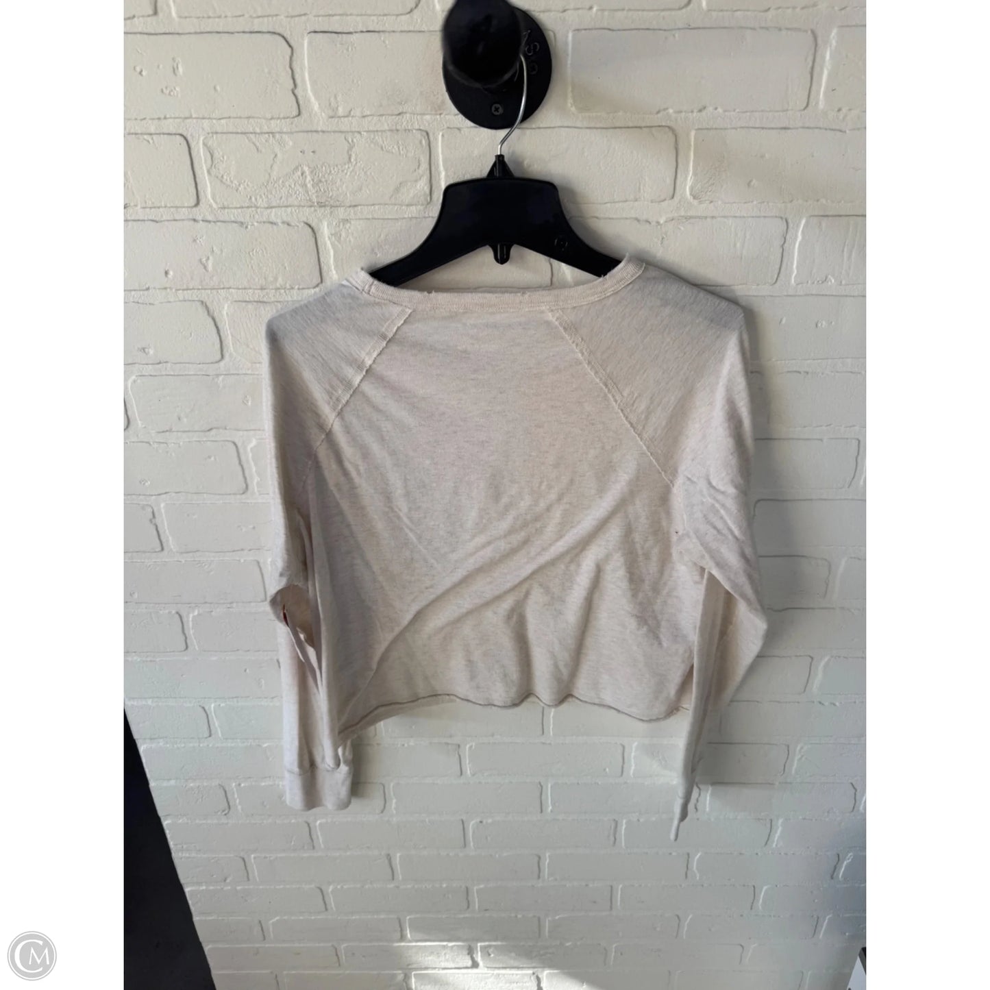 Top Long Sleeve Basic By Aerie In Cream, Size: Xs