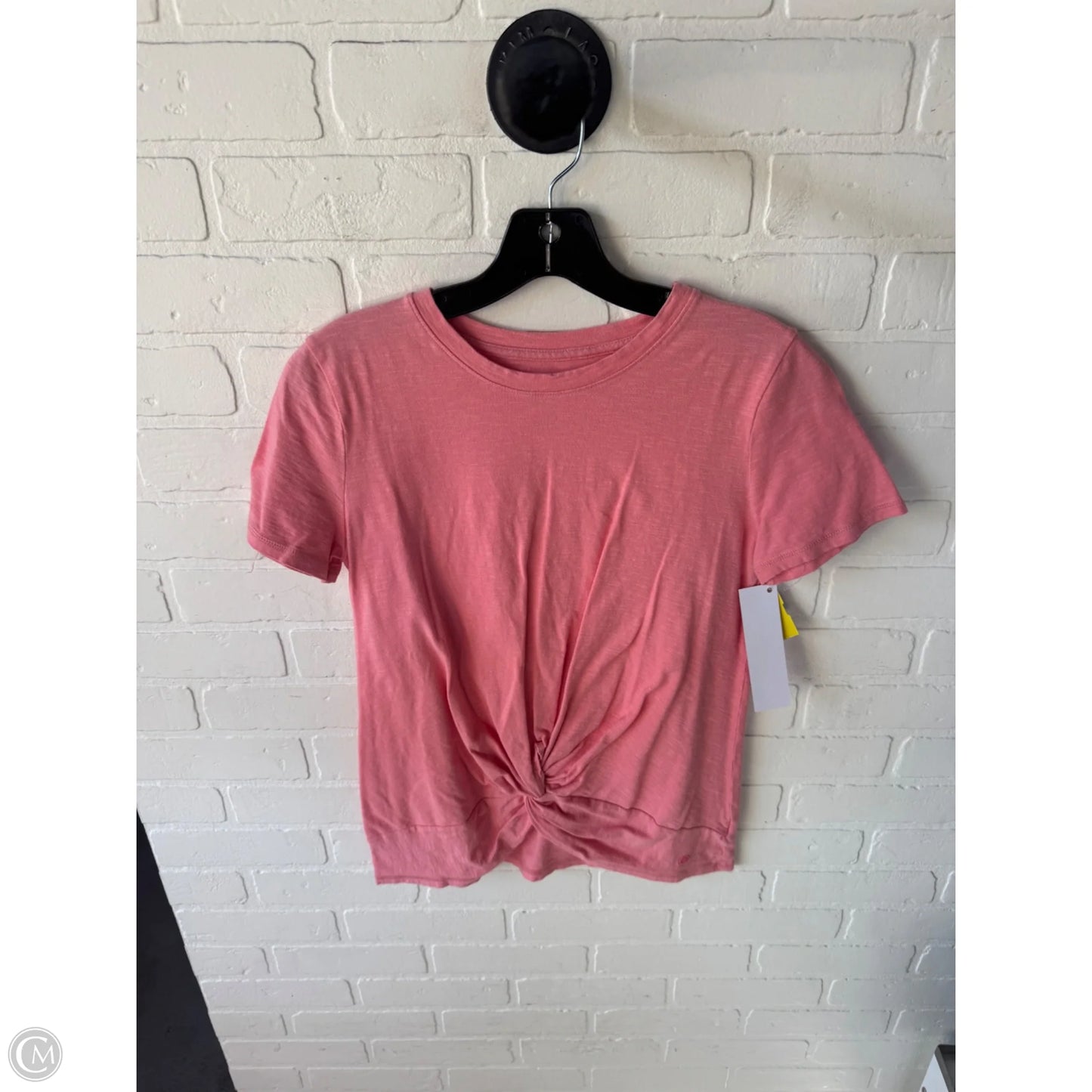Top Short Sleeve Basic By Talbots In Pink, Size: S