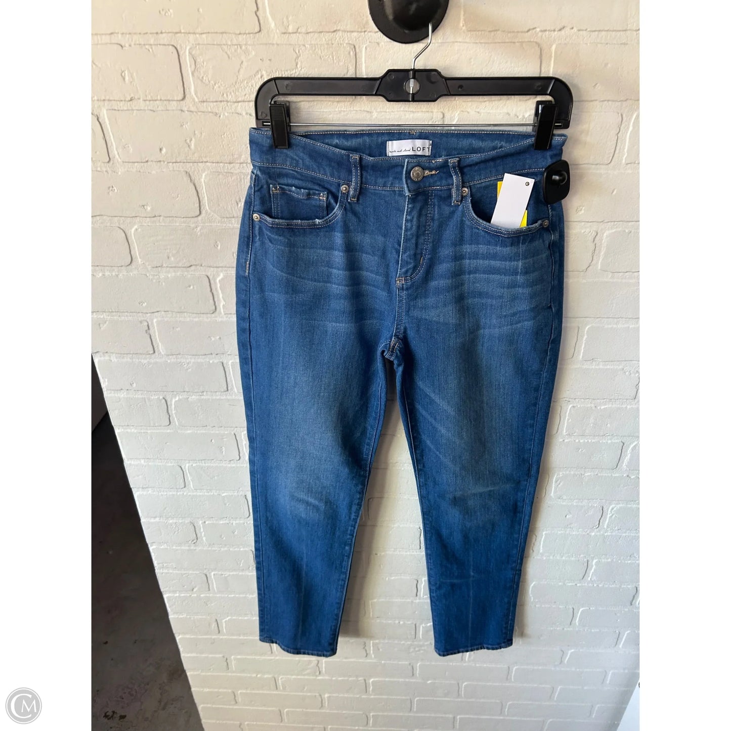 Jeans Boyfriend By Loft In Blue Denim, Size: 0