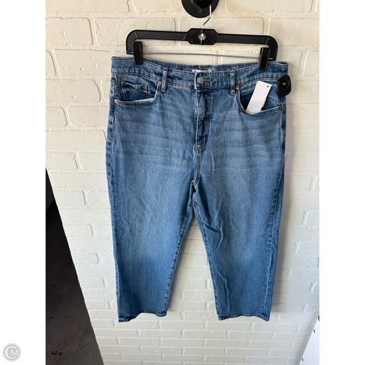 Jeans Straight By Loft In Blue Denim, Size: 12