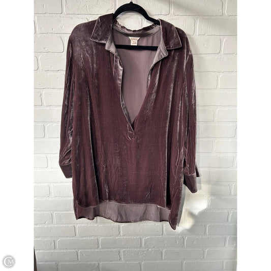 Top Long Sleeve By Sundance In Brown, Size: Xl