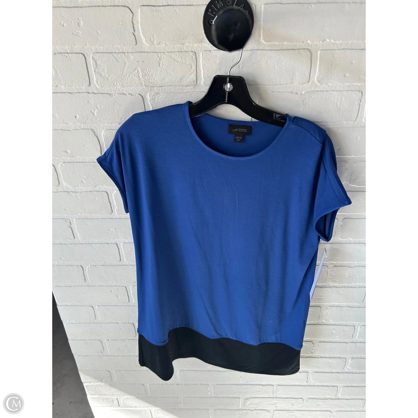 Top Short Sleeve By J. Jill In Blue, Size: Xsp