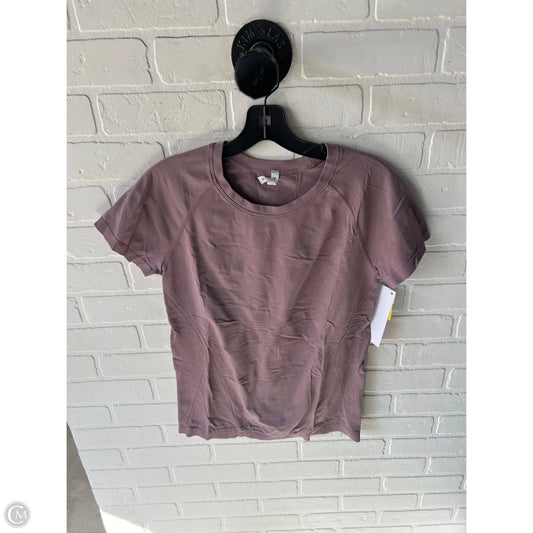 Athletic Top Short Sleeve By Athleta In Pink, Size: M