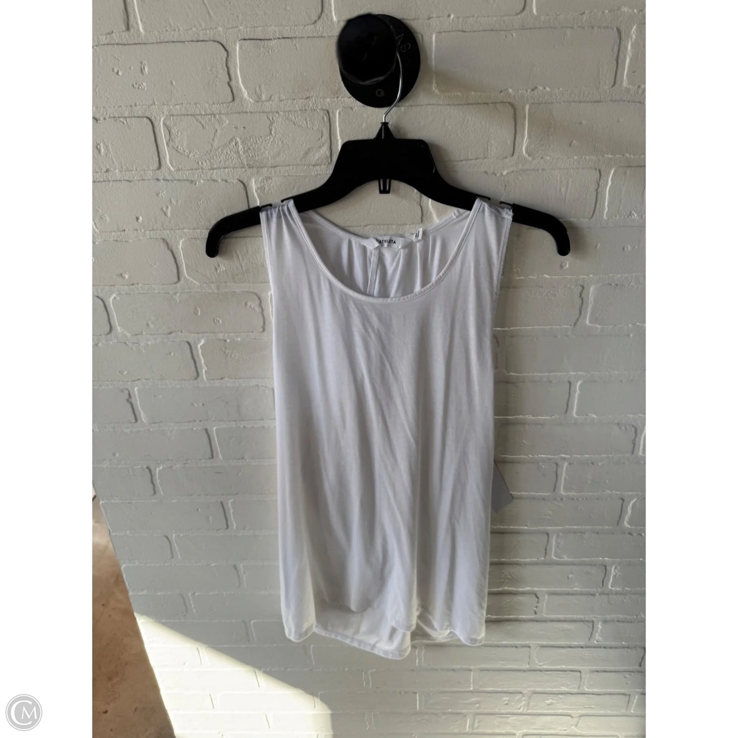 Athletic Tank Top By Athleta In White, Size: M
