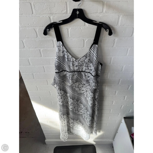Dress Casual Midi By Cabi In Black & White, Size: M