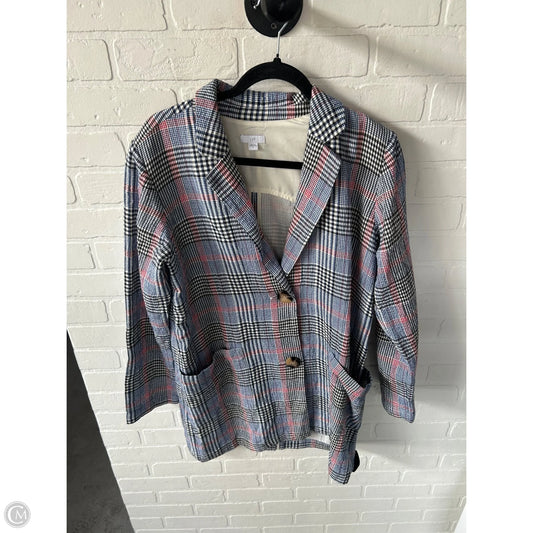 Blazer By J. Jill In Black & Blue, Size: S