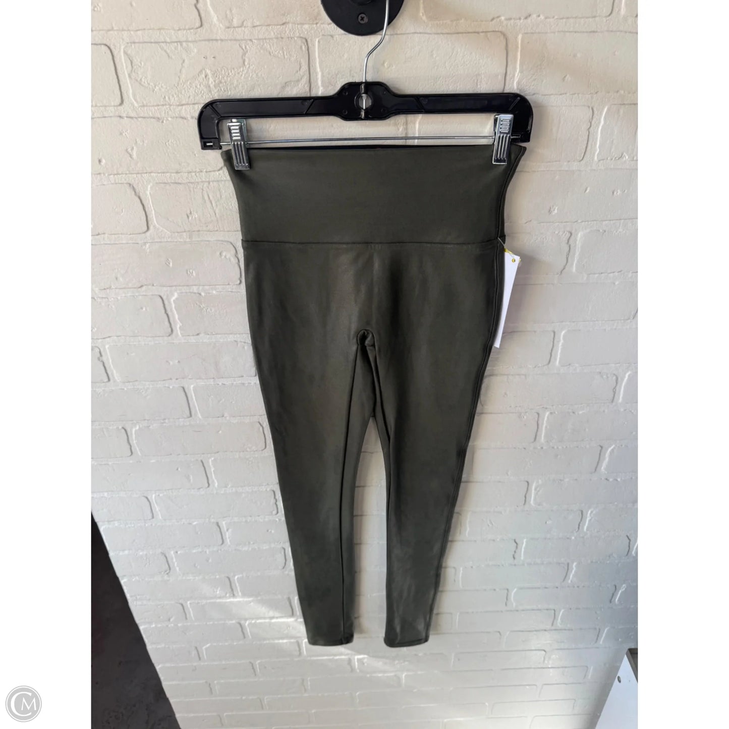 Pants Leggings By Spanx In Green, Size: 4