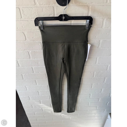 Pants Leggings By Spanx In Green, Size: 4