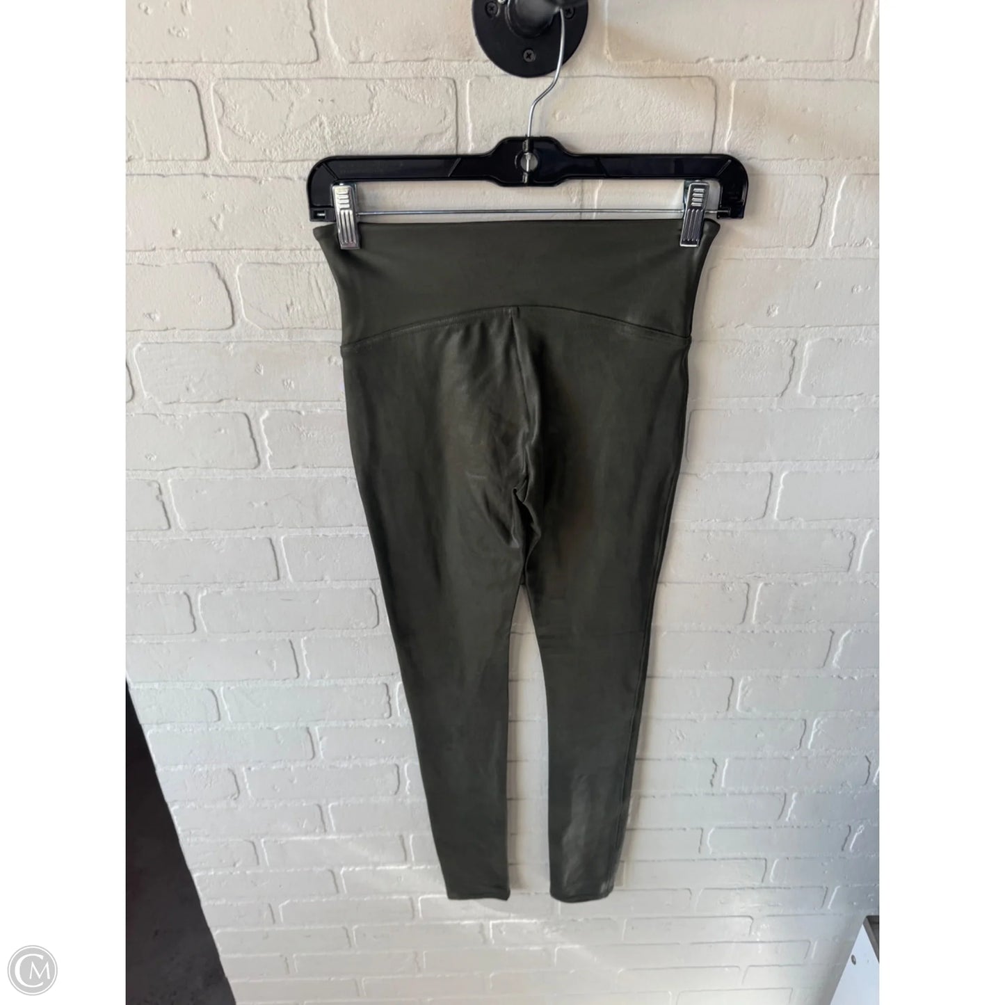 Pants Leggings By Spanx In Green, Size: 4
