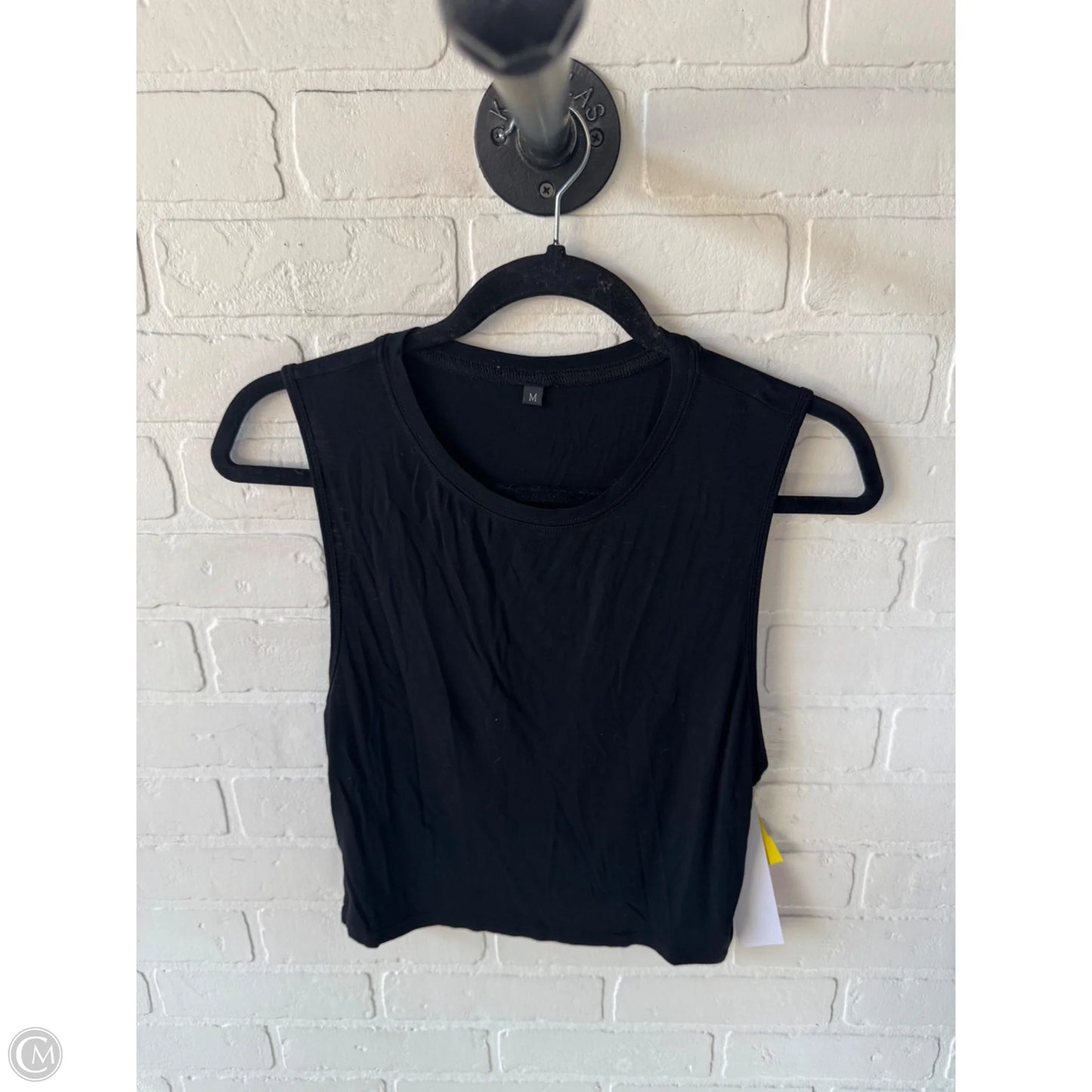 Top Sleeveless Basic By Clothes Mentor In Black, Size: M