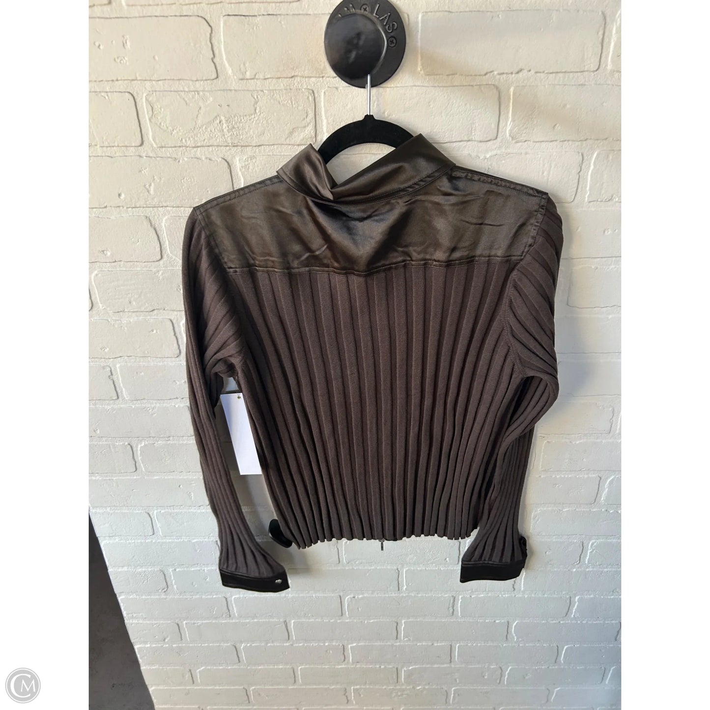 Jacket Shirt By Cabi In Brown, Size: Xl