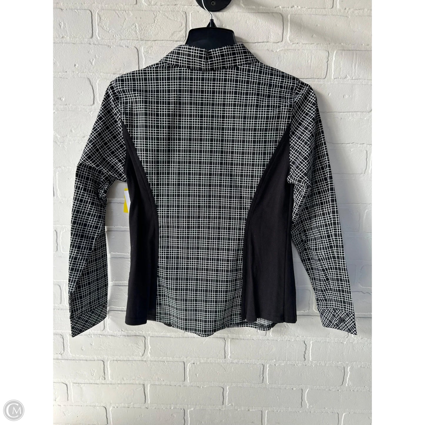 Top 3/4 Sleeve By Christopher And Banks In Black & White, Size: Sp