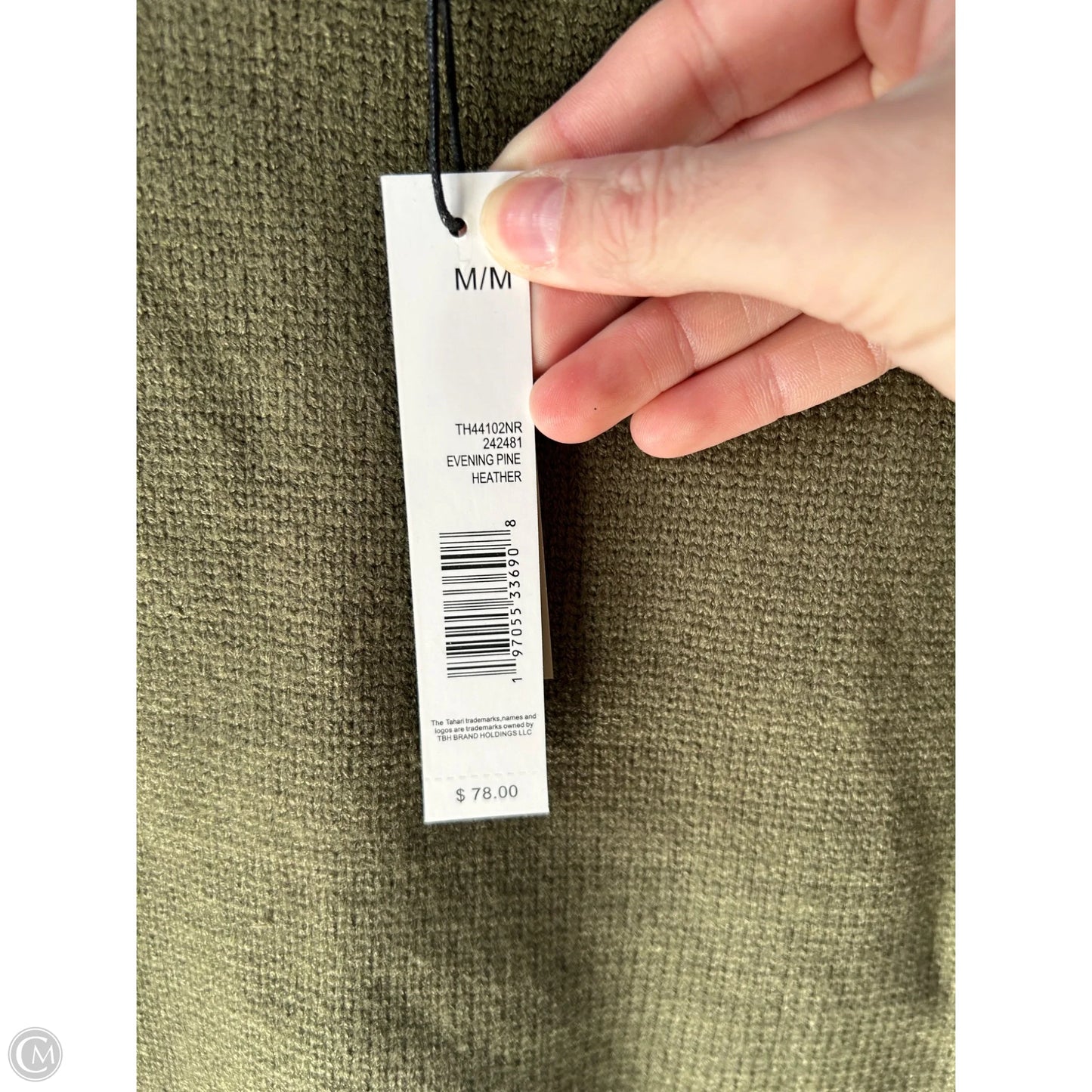 Sweater By Tahari In Green, Size: M