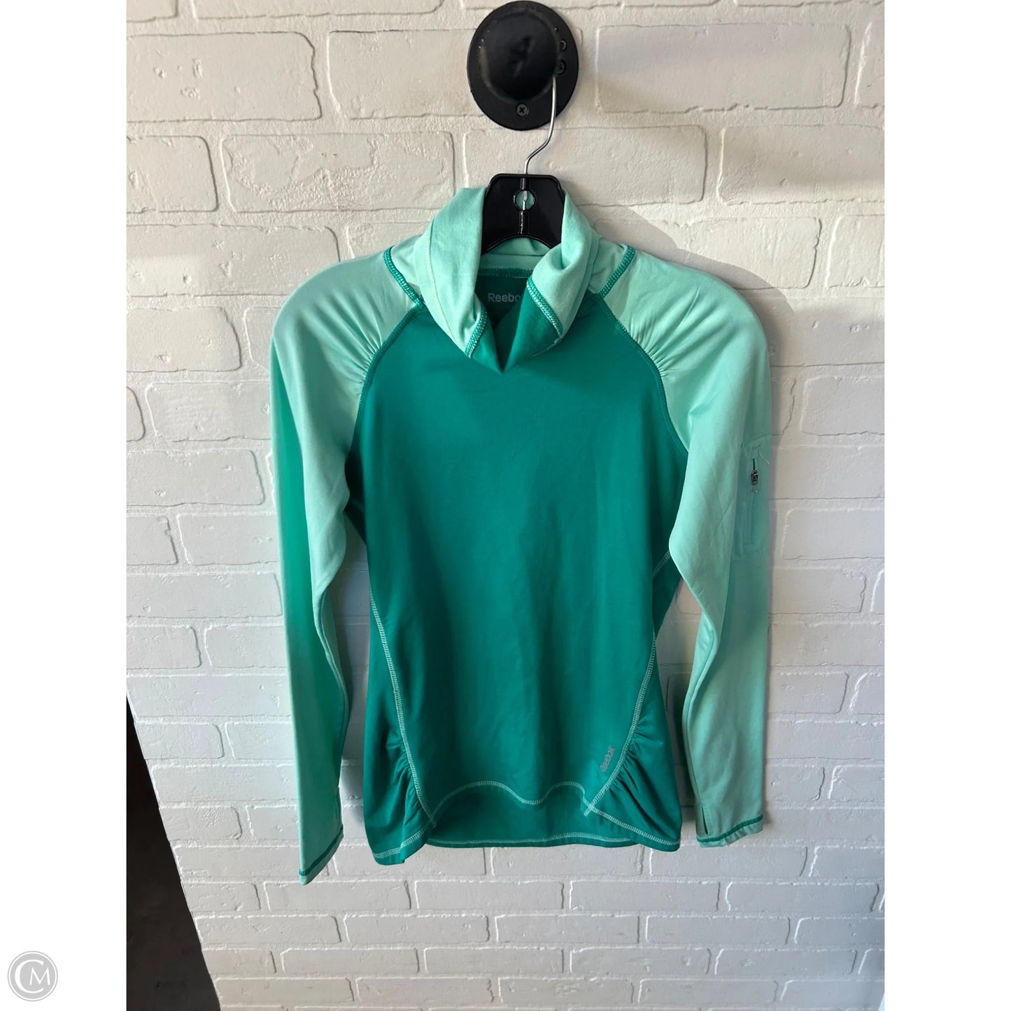 Athletic Sweatshirt Collar By Reference Point In Green, Size: Xs