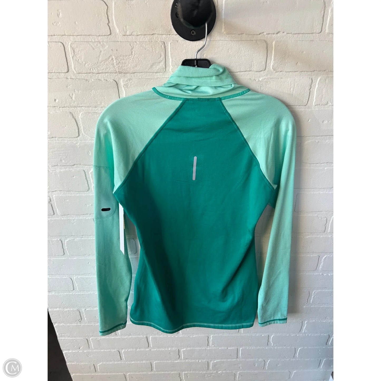 Athletic Sweatshirt Collar By Reference Point In Green, Size: Xs
