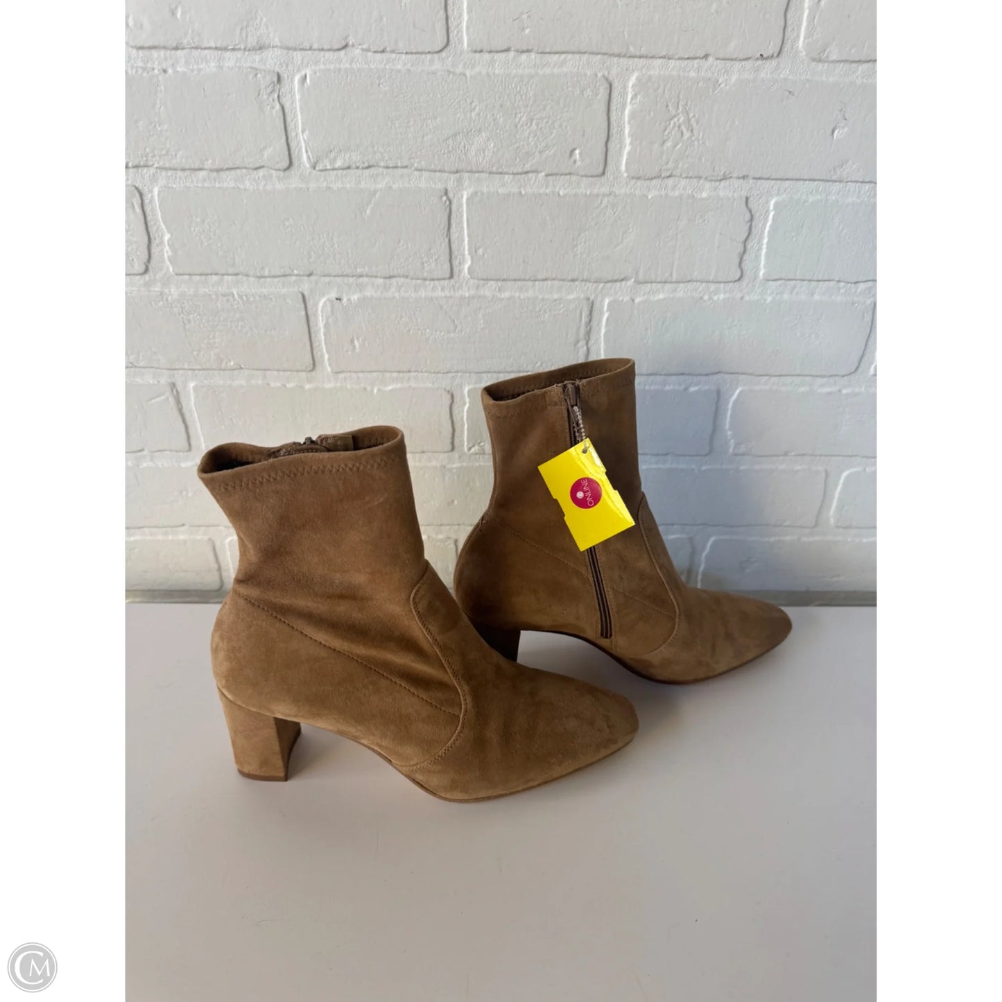 Boots Mid-calf Heels By Cma In Brown, Size: 7