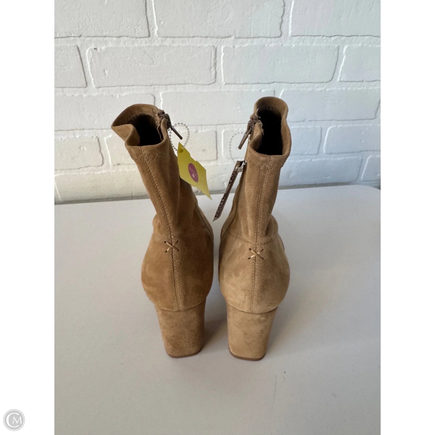 Boots Mid-calf Heels By Cma In Brown, Size: 7