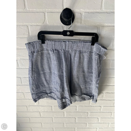 Shorts By Briggs In Grey & White, Size: 18