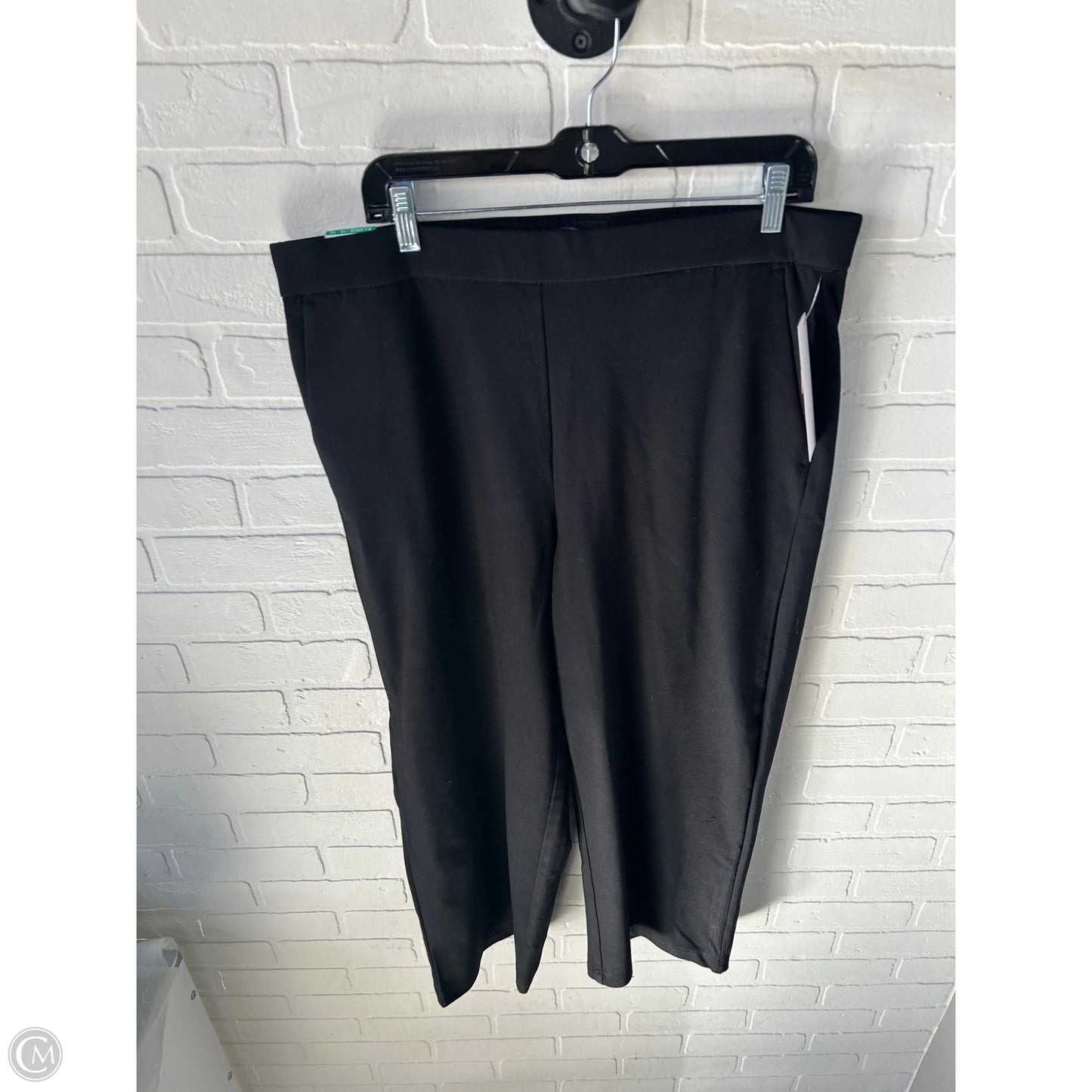 Pants Lounge By Gloria Vanderbilt In Black, Size: 16