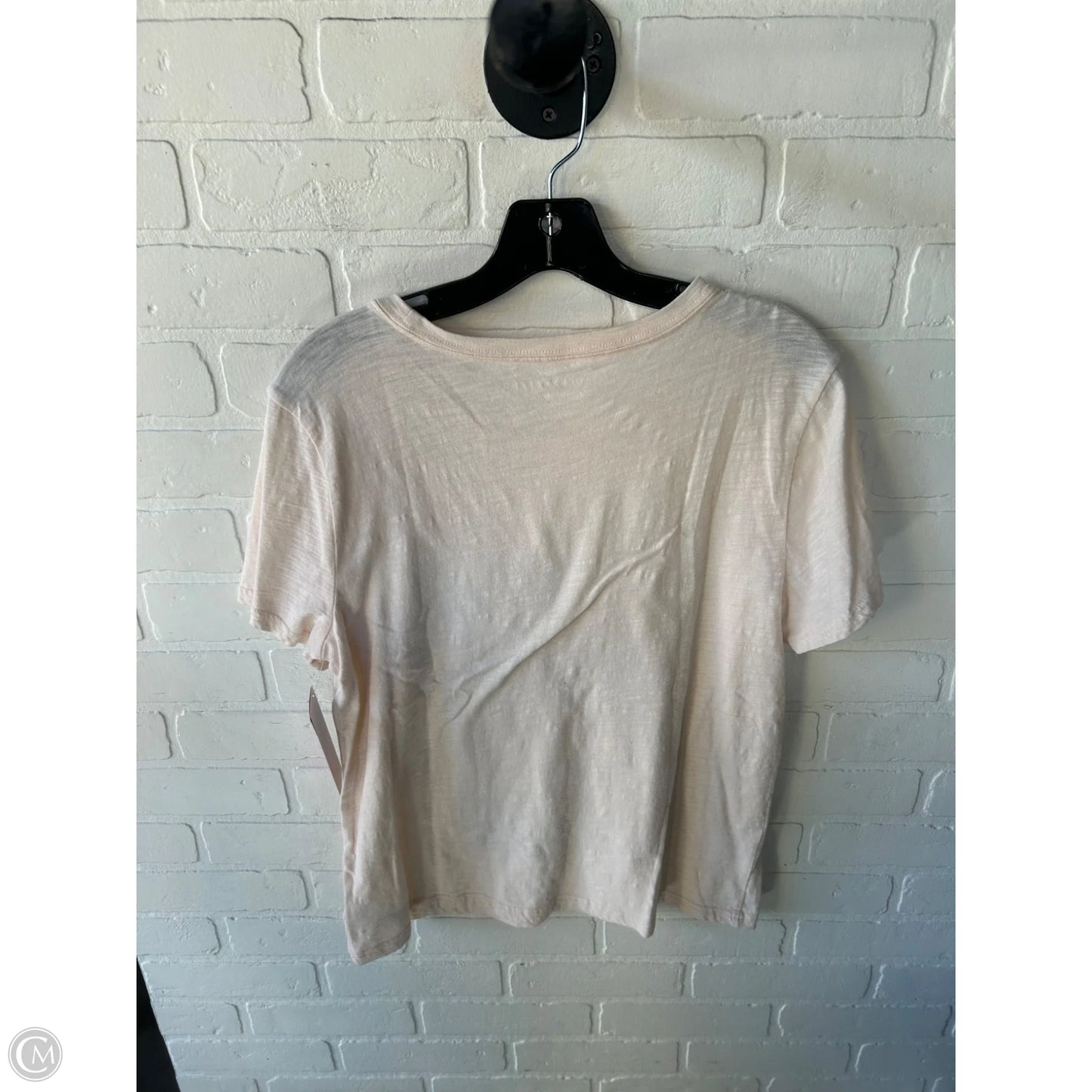 Top Short Sleeve Basic By Lucky Brand In Peach