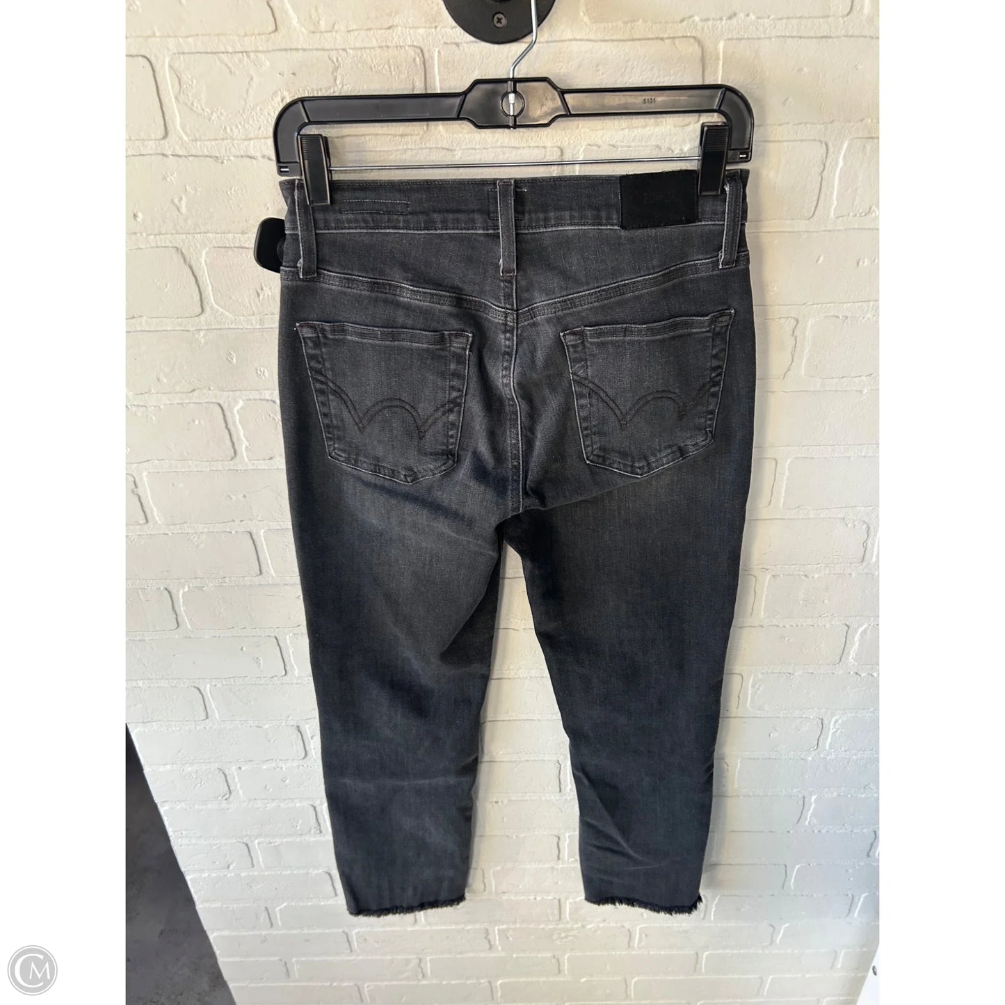 Jeans Straight By Edwin In Black Denim, Size: 6