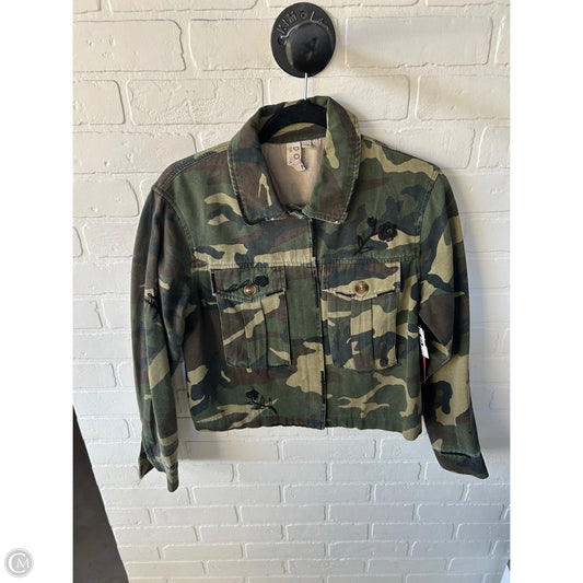 Jacket Shirt By Dolan Left Coast In Camouflage Print, Size: S