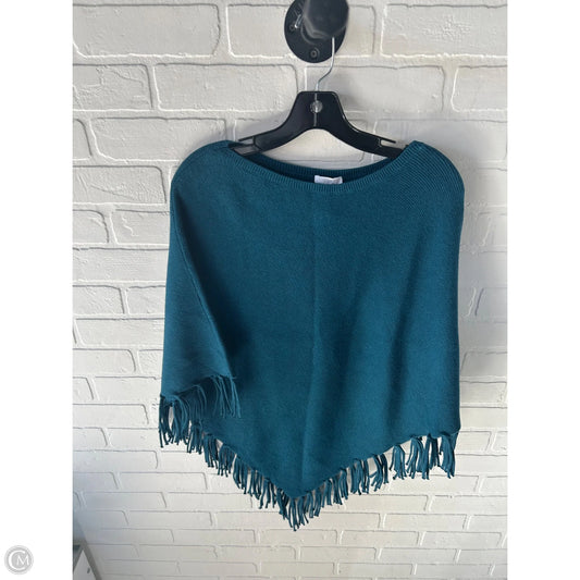 Poncho By J. Jill In Blue, Size: S