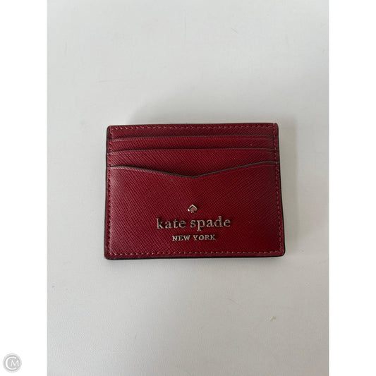 Id/card Holder Designer By Kate Spade, Size: Small