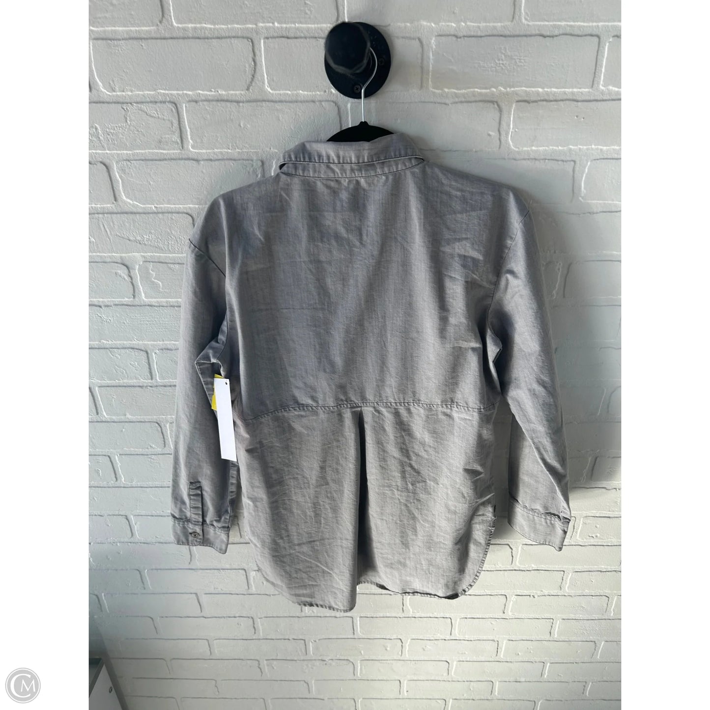 Top Long Sleeve By The North Face In Grey, Size: M