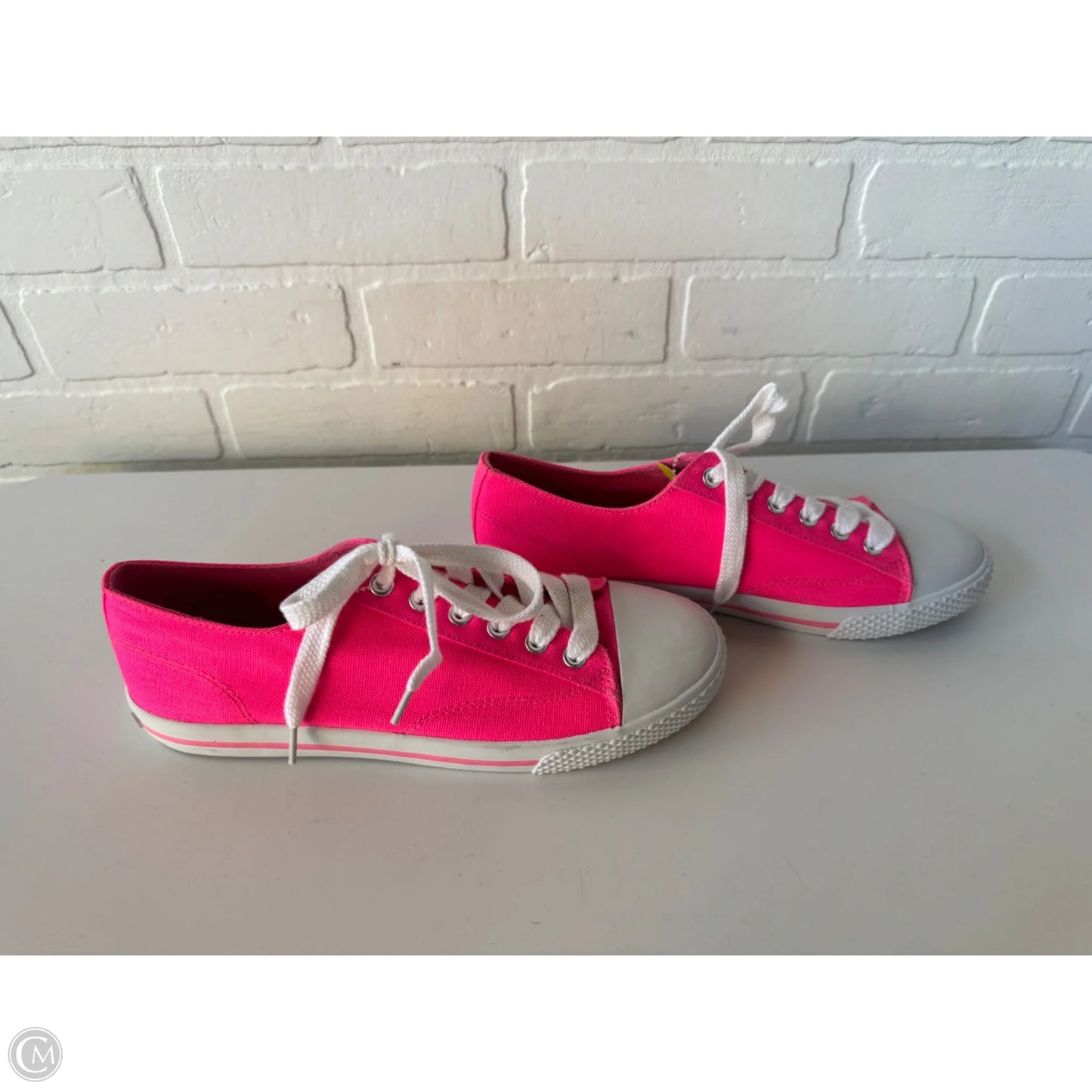 Shoes Sneakers By Airwalk In Pink & White, Size: 8.5