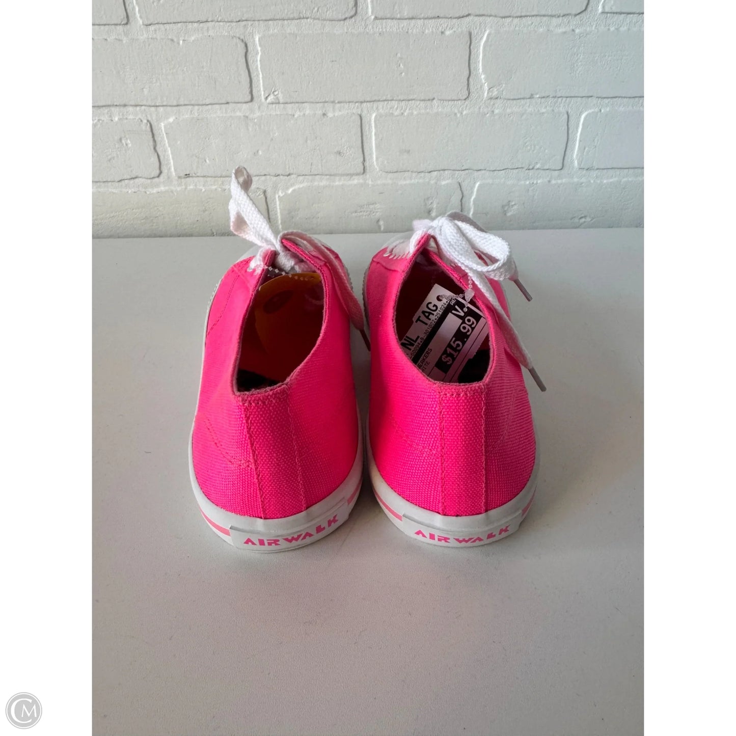 Shoes Sneakers By Airwalk In Pink & White, Size: 8.5