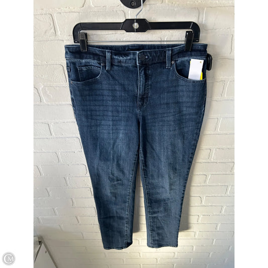 Jeans Straight By Talbots In Blue Denim, Size: 10p