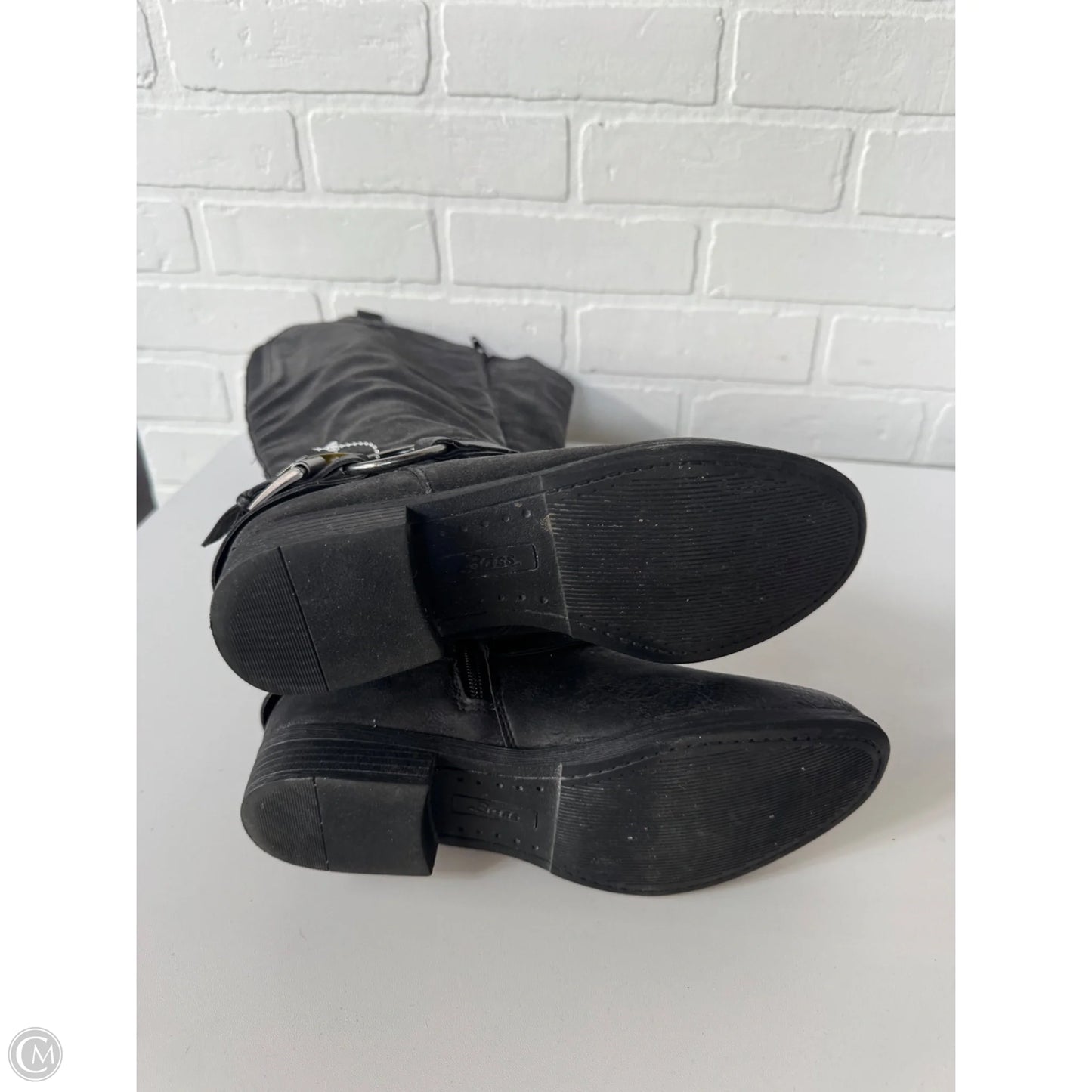 Boots Knee Flats By Bass In Black, Size: 7