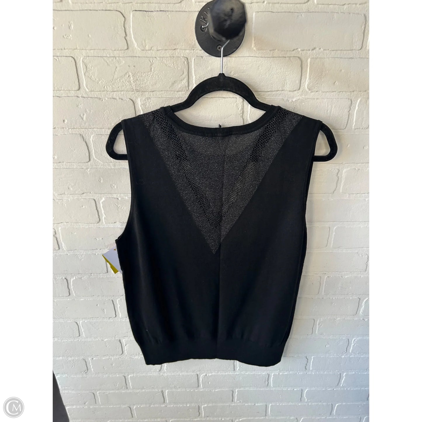 Vest Sweater By White House Black Market In Black, Size: Xl