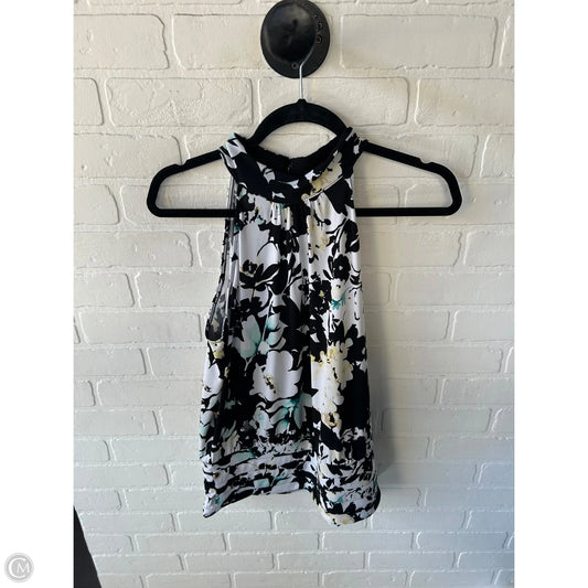 Top Sleeveless By White House Black Market In Black & White, Size: M