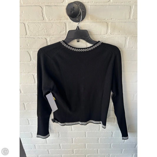 Sweater Short Sleeve By White House Black Market In Black & White, Size: Xl