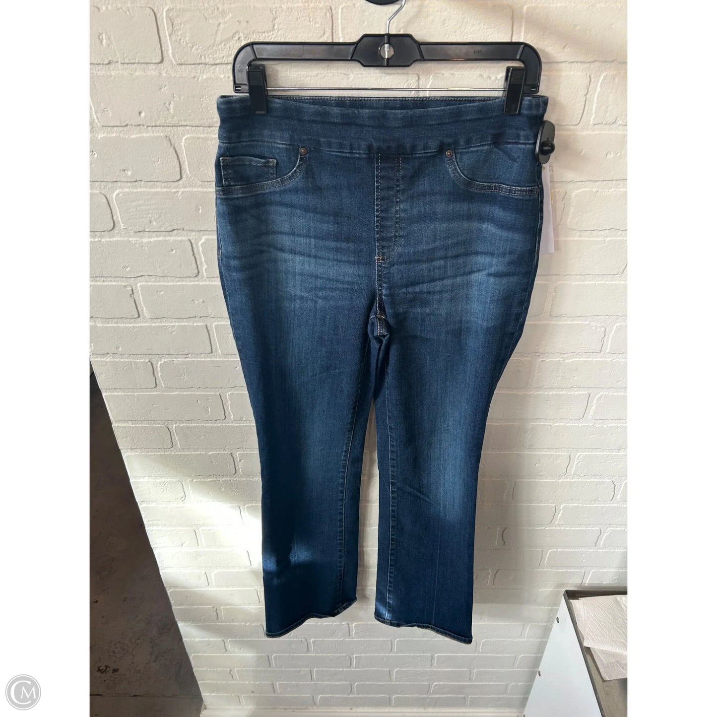 Jeans Boot Cut By Chicos In Blue Denim, Size: 8