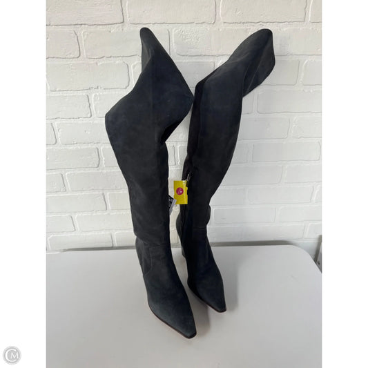 Boots Over-the-knee Heels By Vince Camuto In Grey, Size: 8