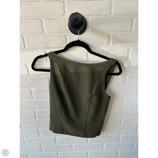 Top Sleeveless By Express In Green, Size: Xs