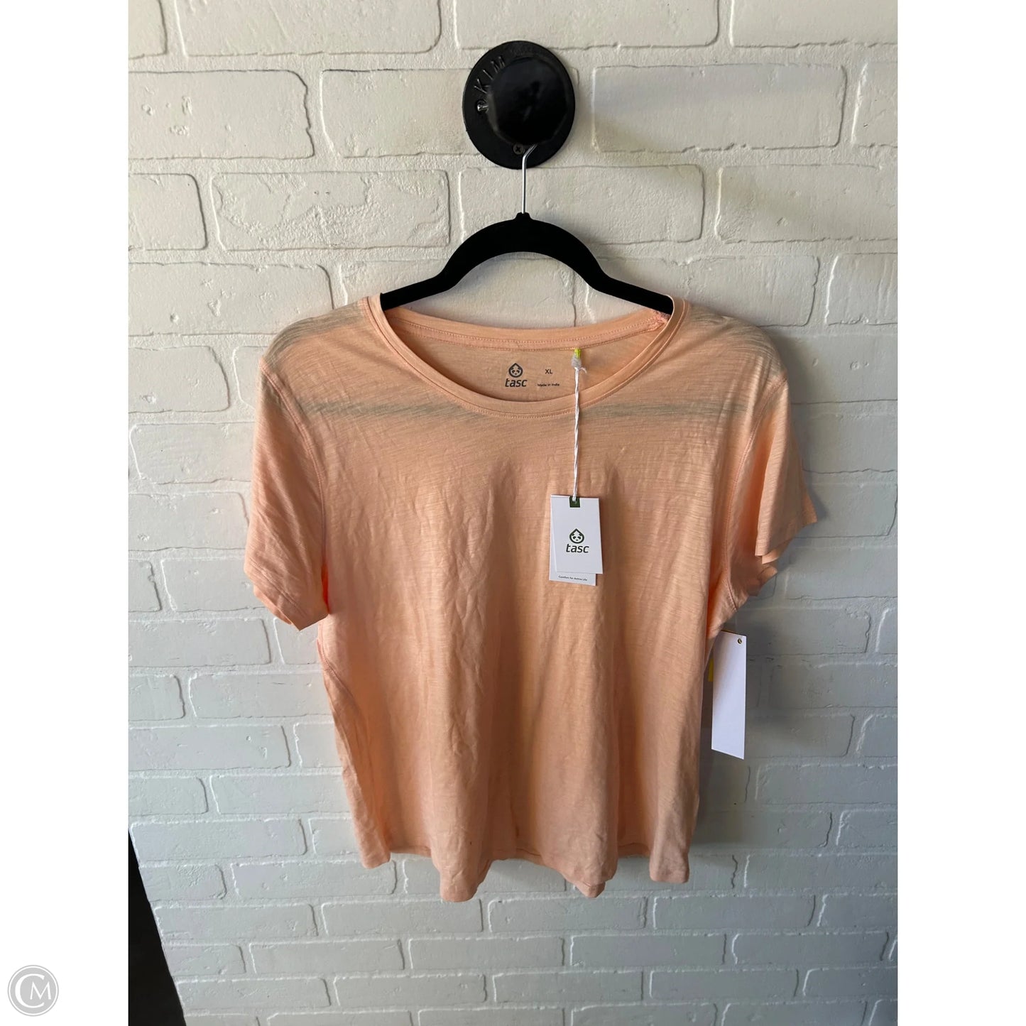Top Short Sleeve Basic By Cmc In Orange, Size: Xl