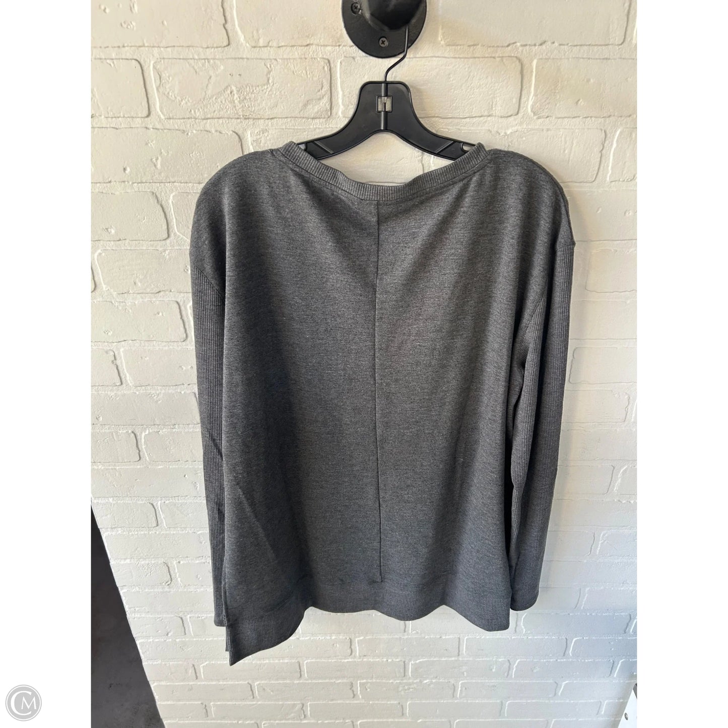 Sweatshirt Crewneck By Reebok In Grey, Size: 2x