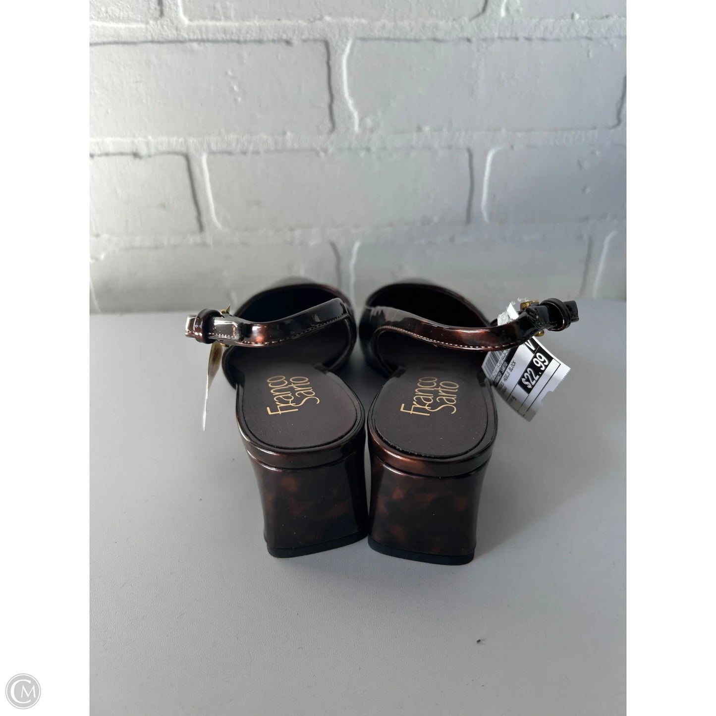 Shoes Heels Block By Franco Sarto In Brown, Size: 5