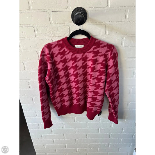 Sweater By Sadie & Sage In Pink & Red, Size: M