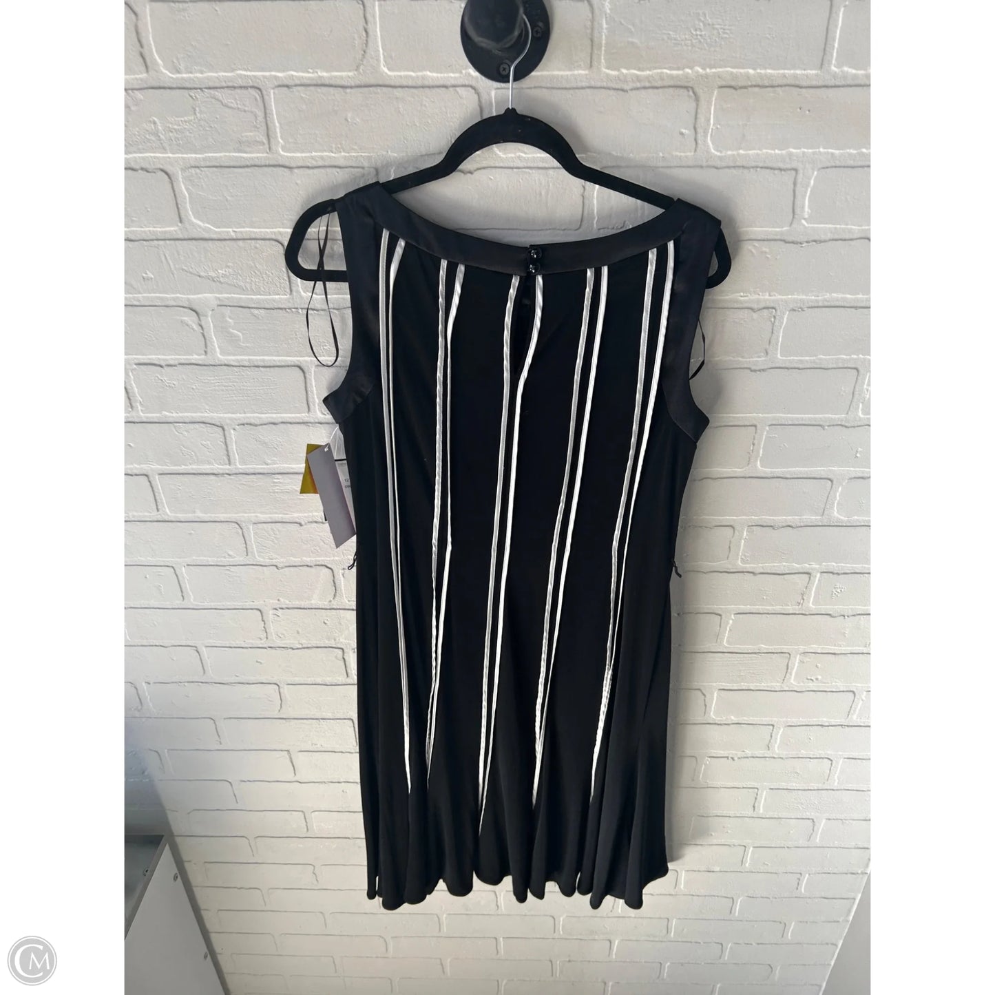 Dress Party Midi By Sandra Darren In Black & White, Size: L