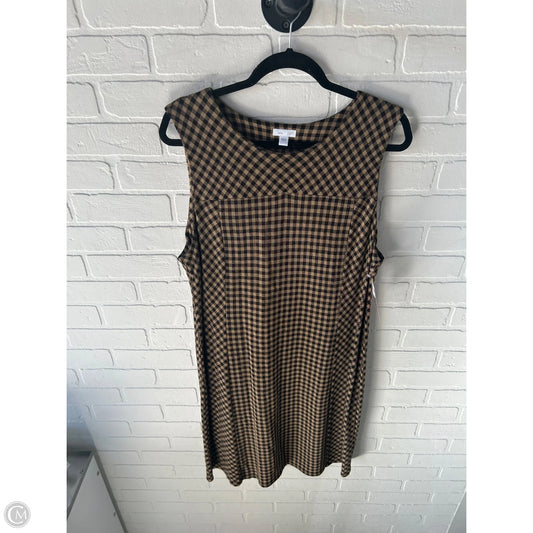 Dress Work By J. Jill In Black & Brown, Size: L
