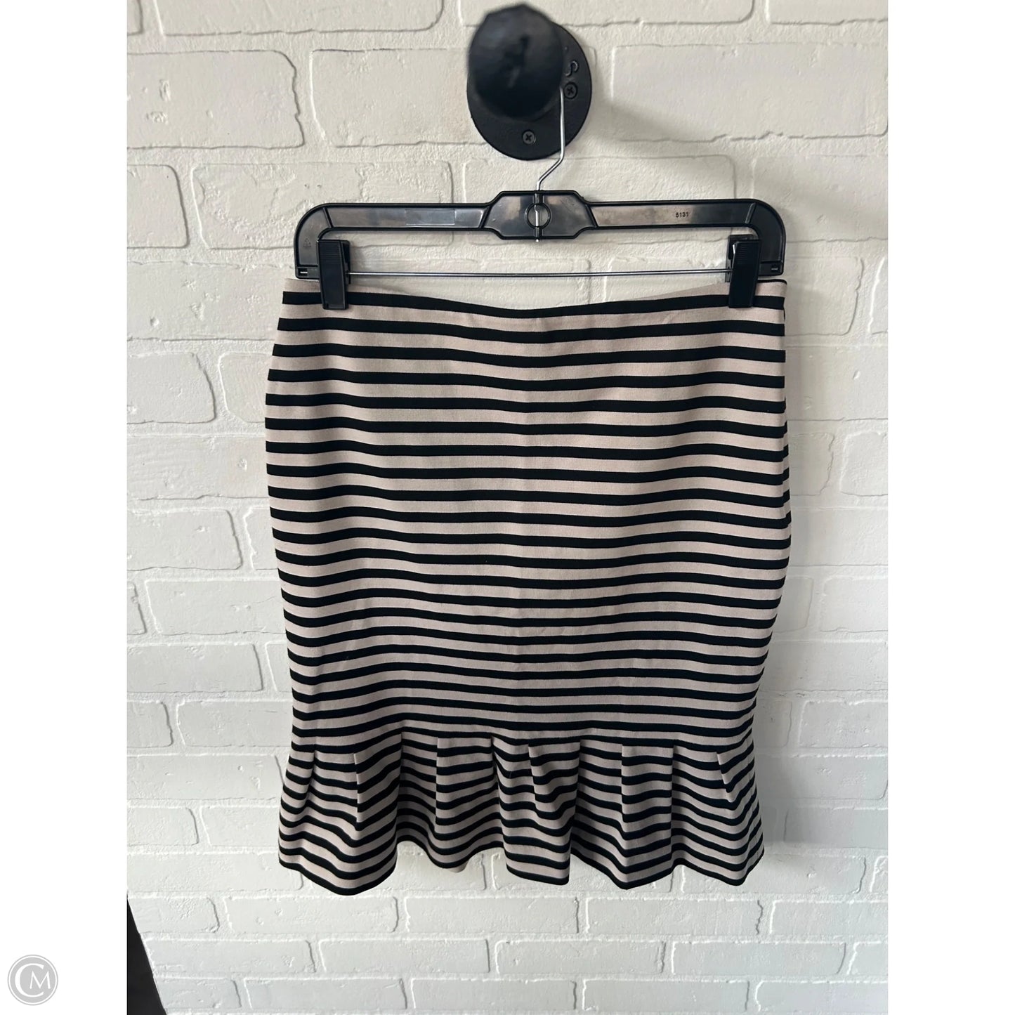 Skirt Midi By White House Black Market In Black & Tan, Size: 4