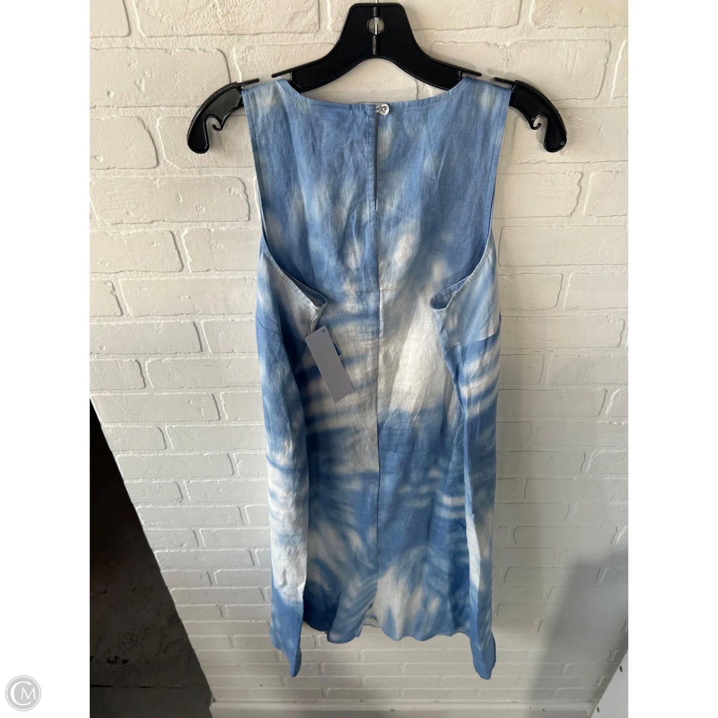 Dress Casual Midi By J. Jill In Blue & White, Size: Lp