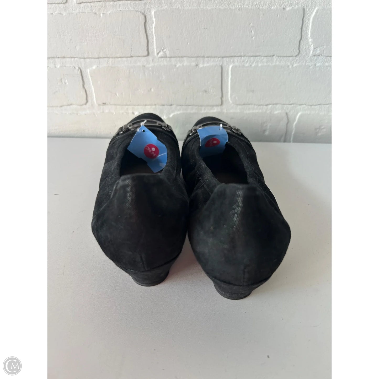 Shoes Heels Kitten By Agl In Black, Size: 10.5